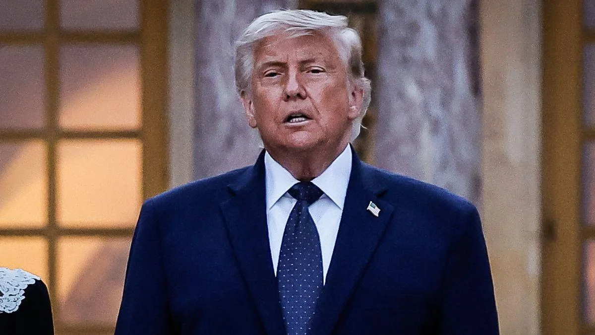 Image of Donald Trump defended the golf course project, saying years of neglect left the site in poor condition.
