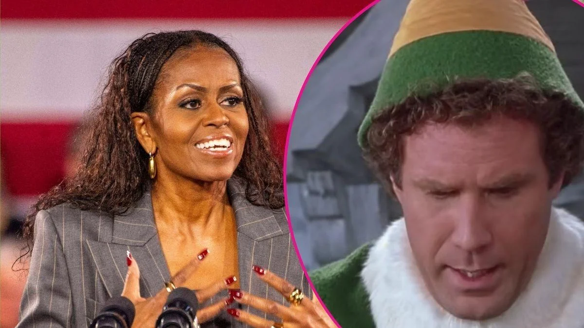 Michelle Obama,Christmas classic Elf