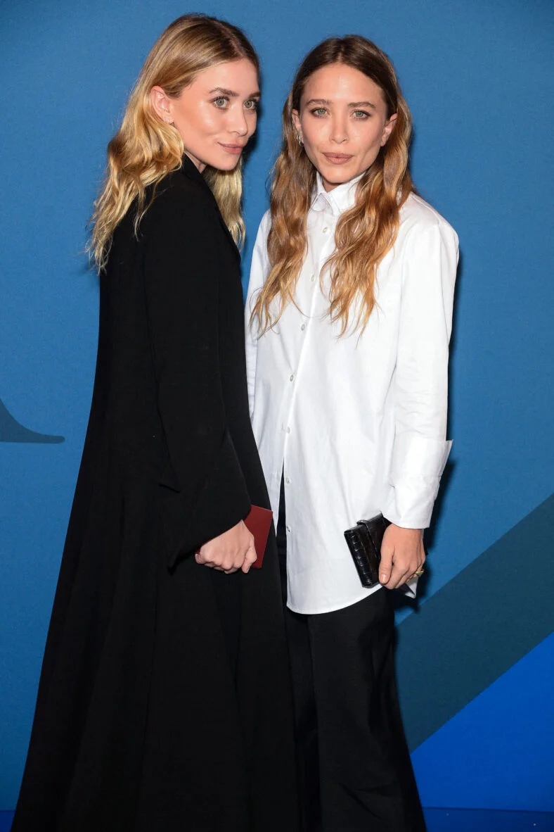 Mary-Kate and Ashley Tisdale.