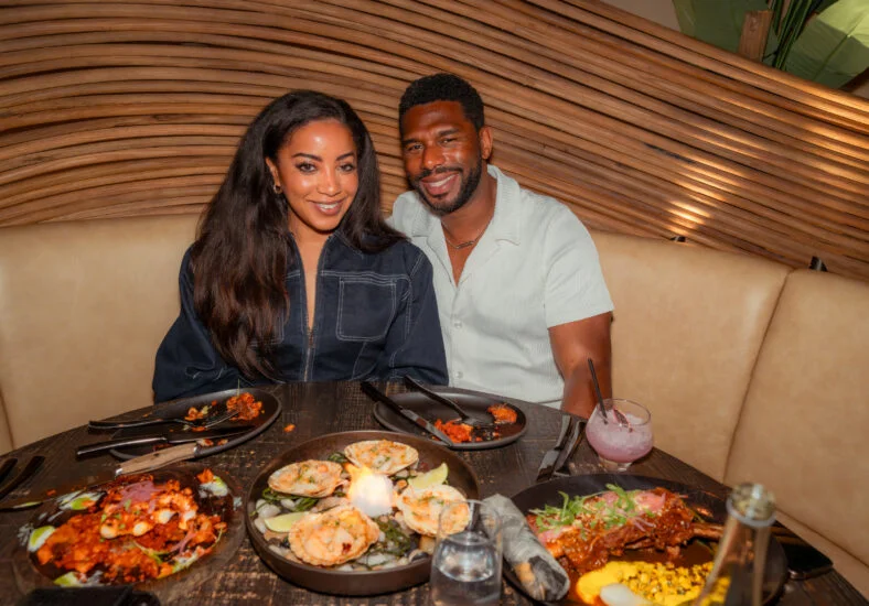 Tiffany Pennywell-Brown and Brett Brown