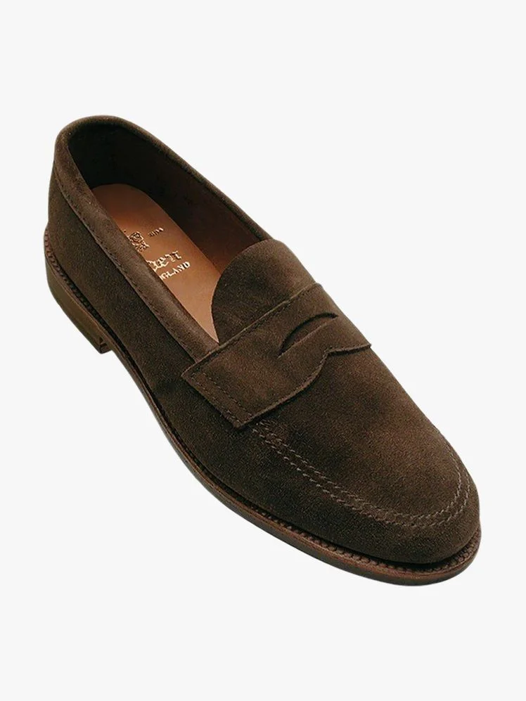 Image may contain: Suede, Clothing, Footwear, and Shoe
