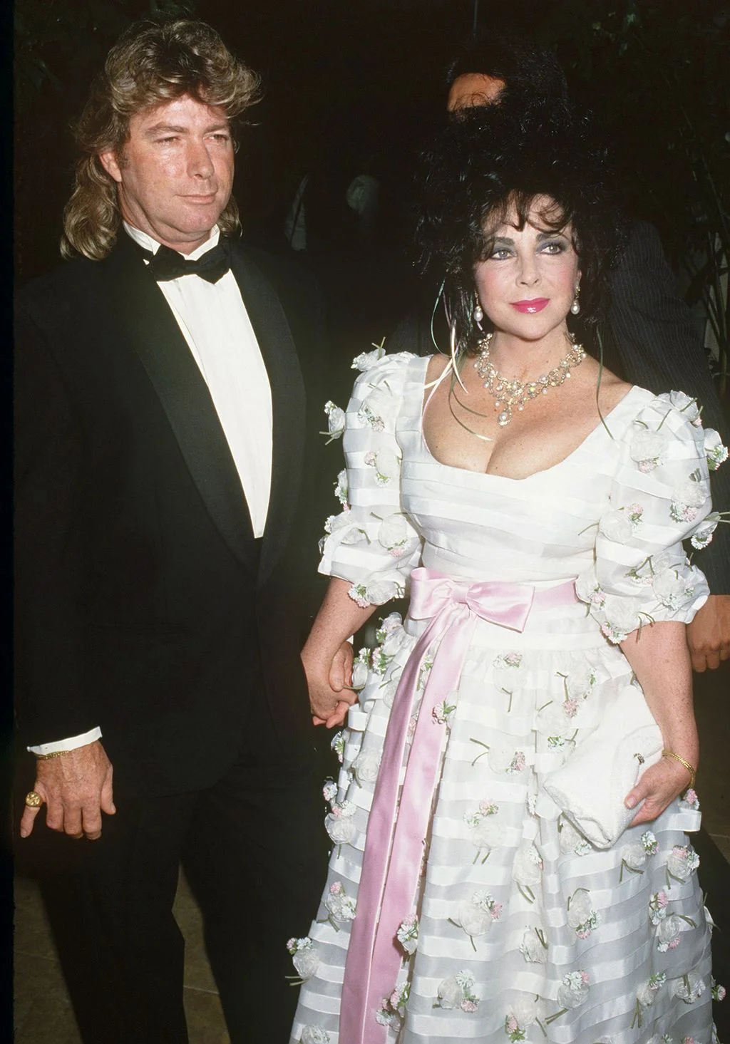 Elizabeth Taylor and Larry Fortensky.