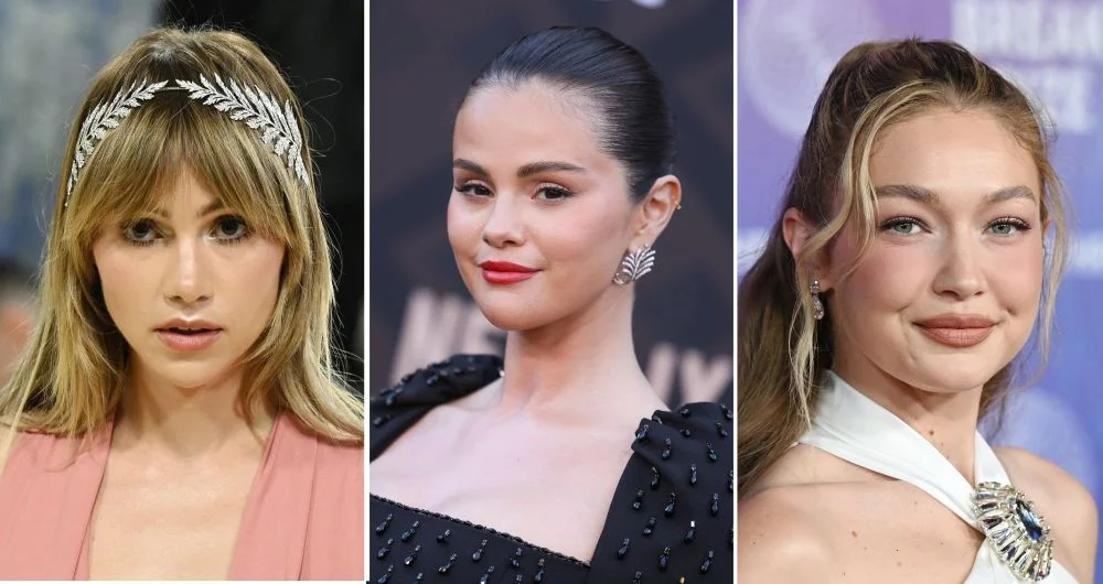Suki Waterhouse, Selena Gomez and Gigi Hadid.
