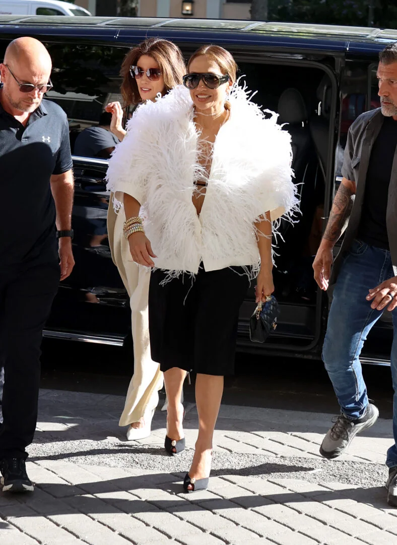 Jennifer Lopez is seen out and about in Paris