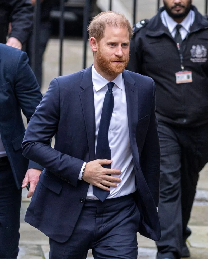 Prince Harry Arrives At High Court In London For Case Against Daily Mail