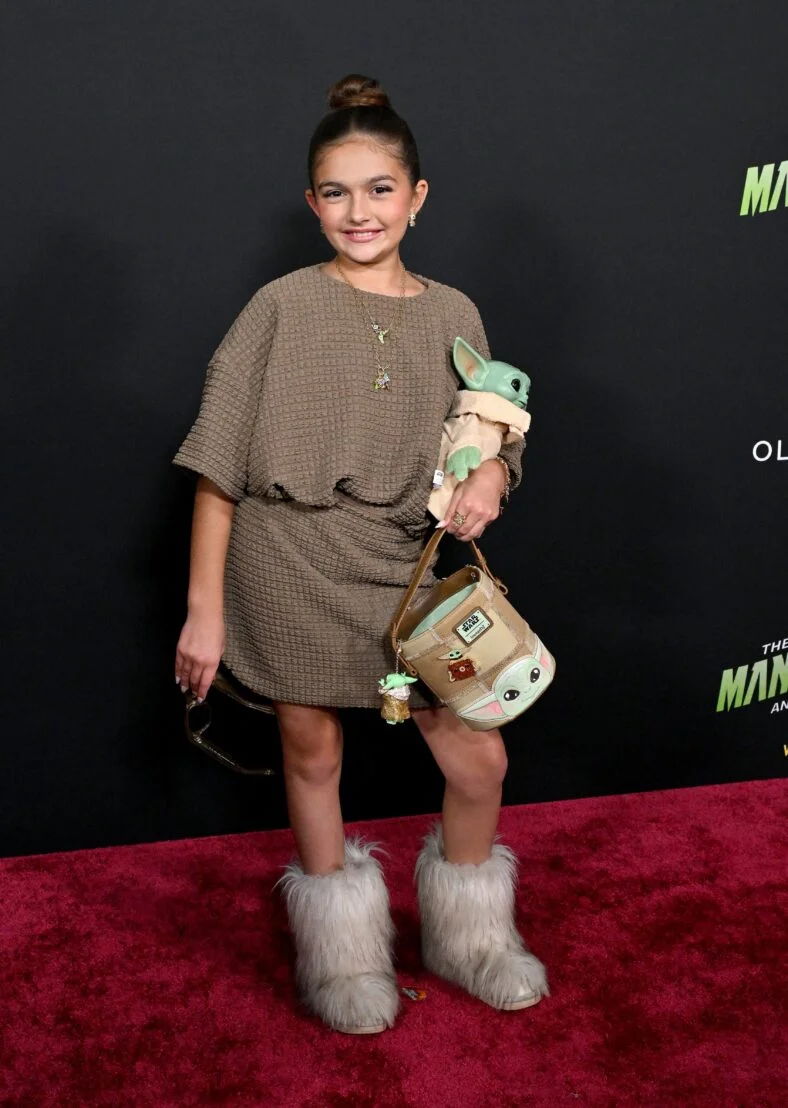Taylen Biggs at Star Wars: The Mandalorian and Grogu World Premiere
