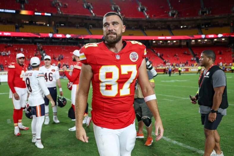 Travis Kelce at NFL 2025: Bears Vs Chiefs AUG 22