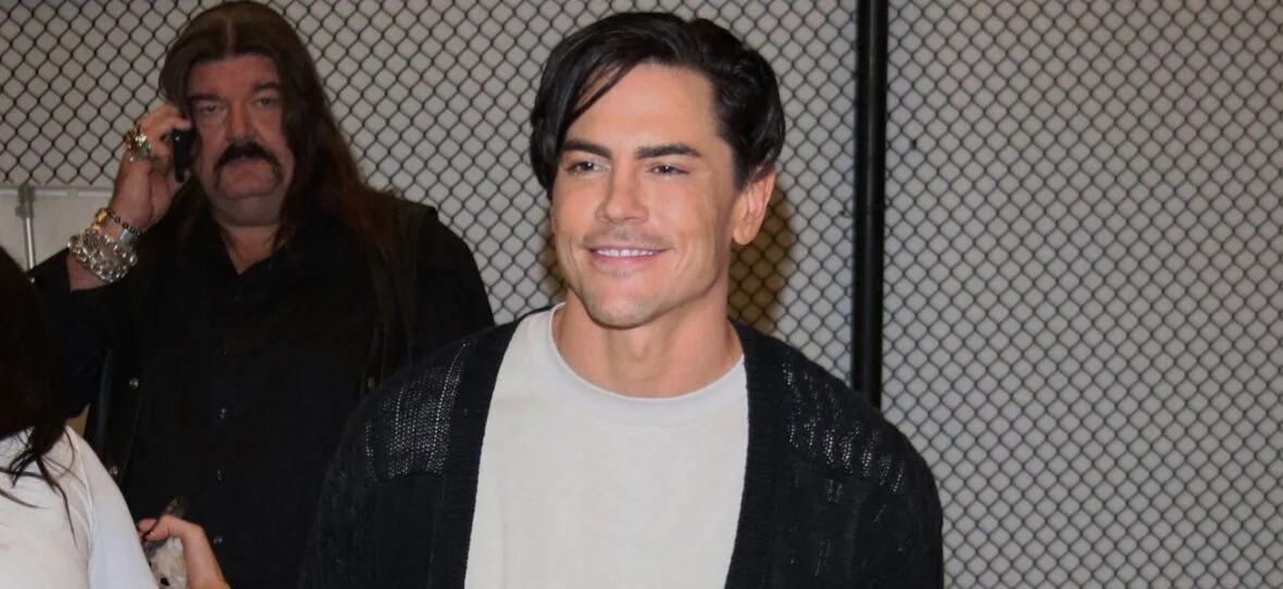 Tom Sandoval outside Hope The Mission in Woodland Hills