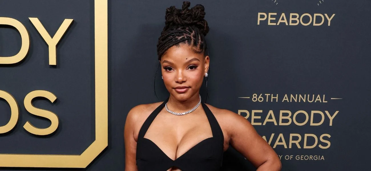 Halle Bailey’s Plunging Bikini Snaps Have Fans Swooning