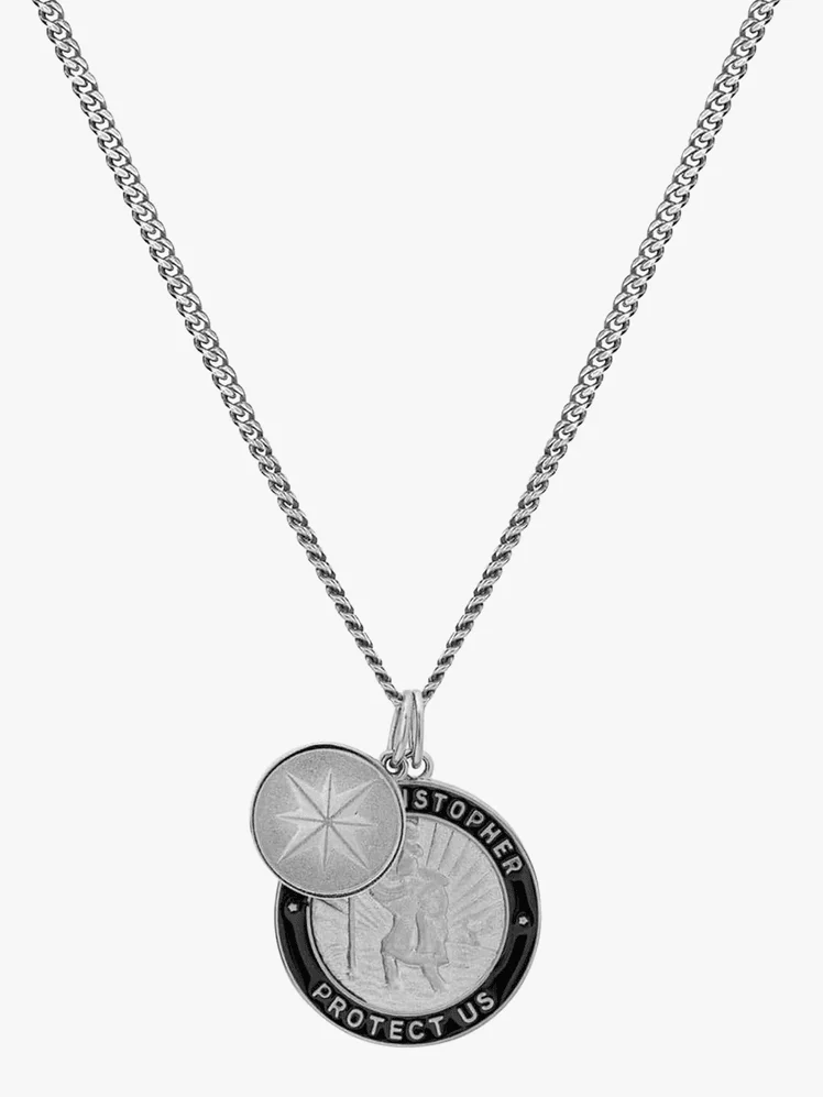 Saint Christopher Surf Necklace
