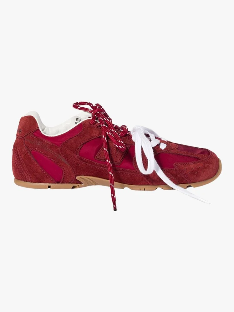 Image may contain Clothing Footwear Shoe Sneaker Suede Sandal and Running Shoe