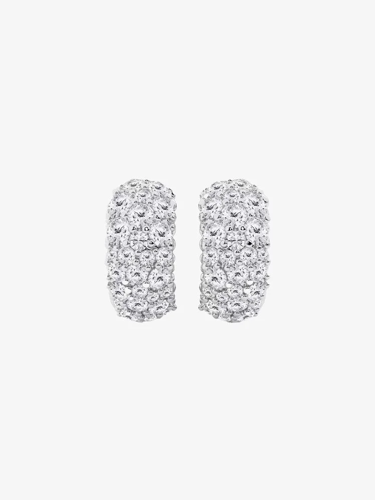Image may contain: Accessories, Earring, Jewelry, Diamond, and Gemstone