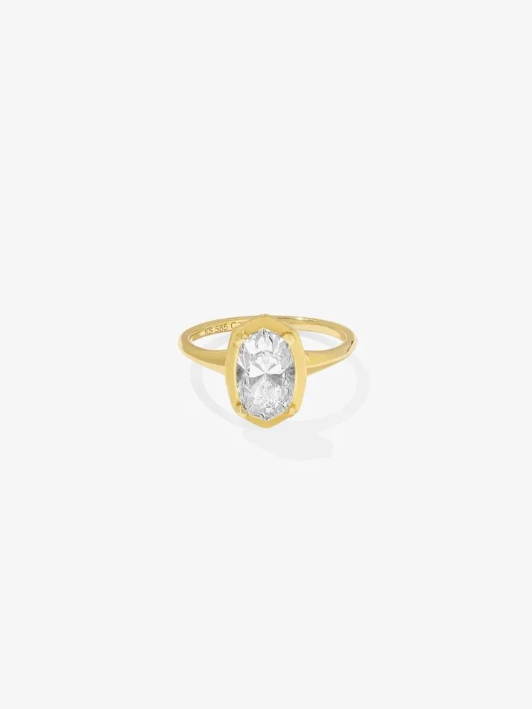 Image may contain: Accessories, Jewelry, Ring, Diamond, and Gemstone
