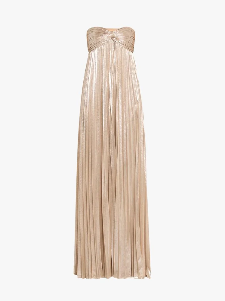 Image may contain: Clothing, Dress, Formal Wear, Fashion, Gown, Evening Dress, Wedding, and Wedding Gown
