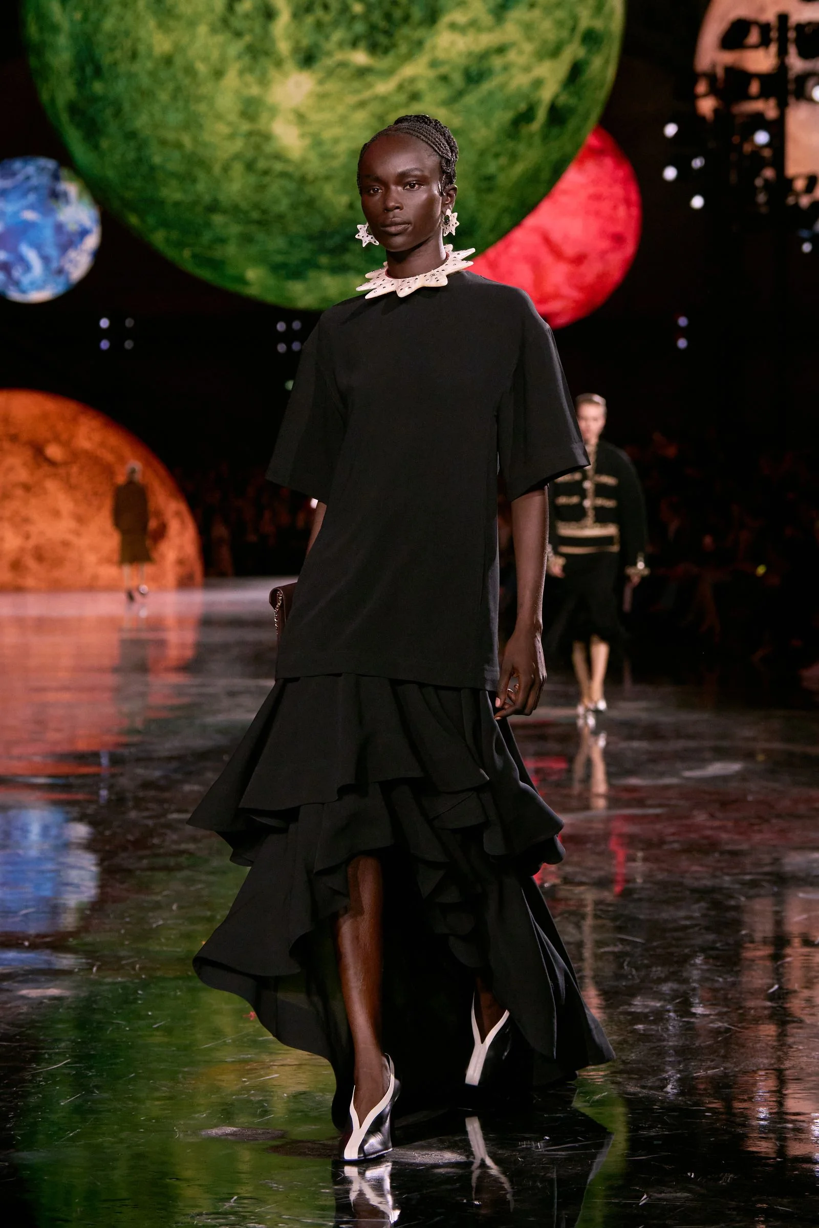 Akuei walking the Chanel spring 2026 show.