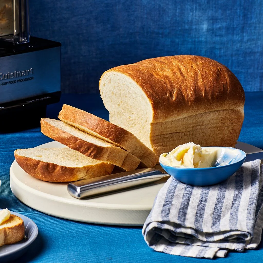 Bread mid slice on a pedastool