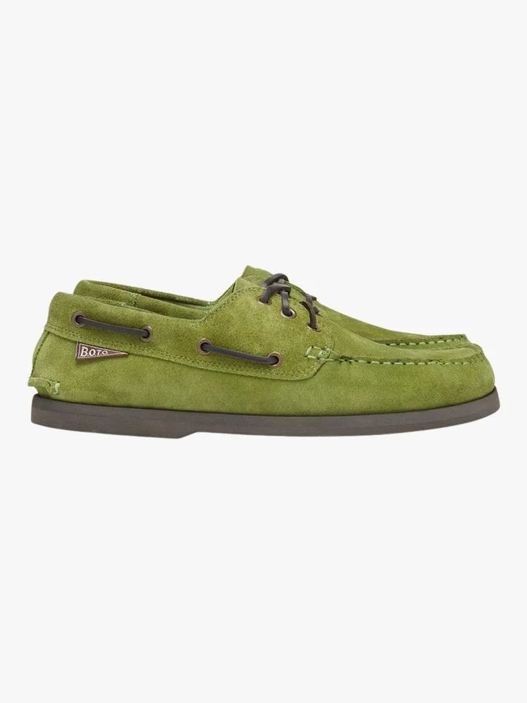 Image may contain Clothing Footwear Shoe Suede Sneaker and Canvas