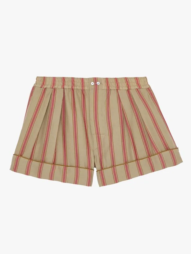 Image may contain Clothing Shorts and Skirt