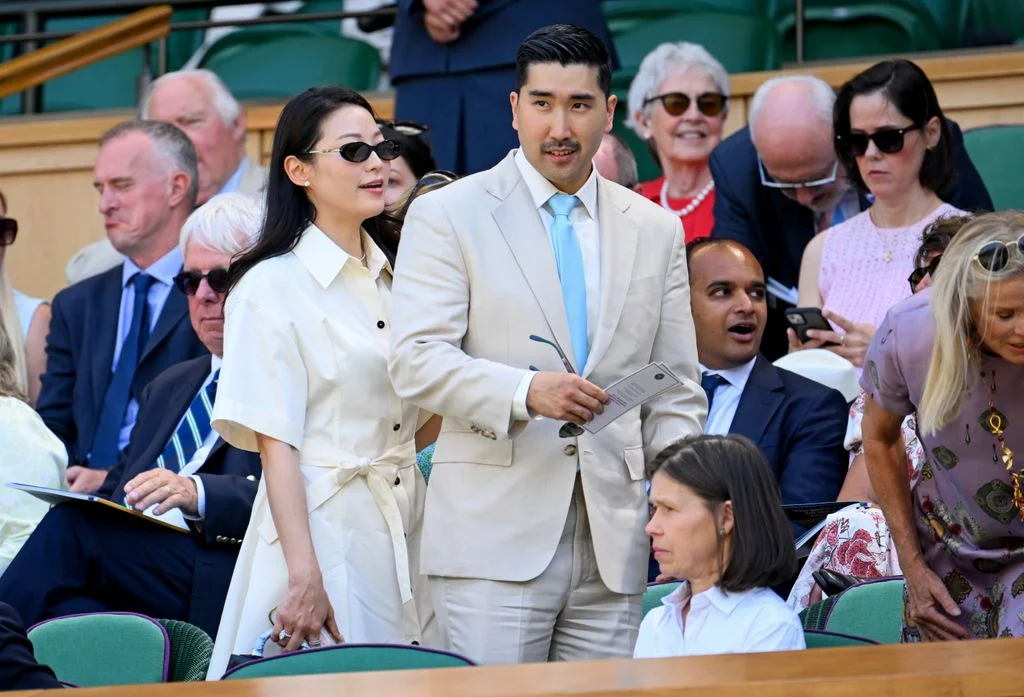 Image may contain Willie Bloomquist Arden Cho Barbara Frischmuth Arden Cho Adult Person People Blazer and Clothing