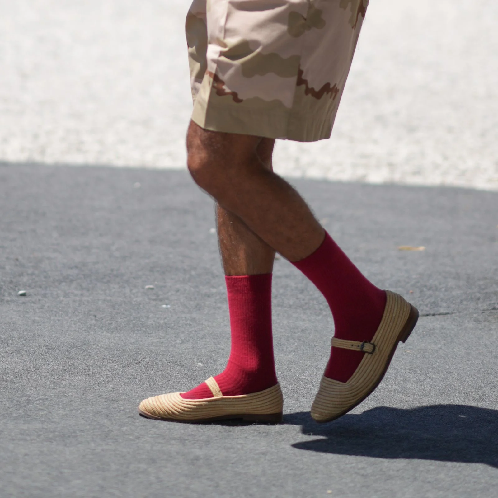 Image may contain Clothing Shorts Child Person Hat and Skirt