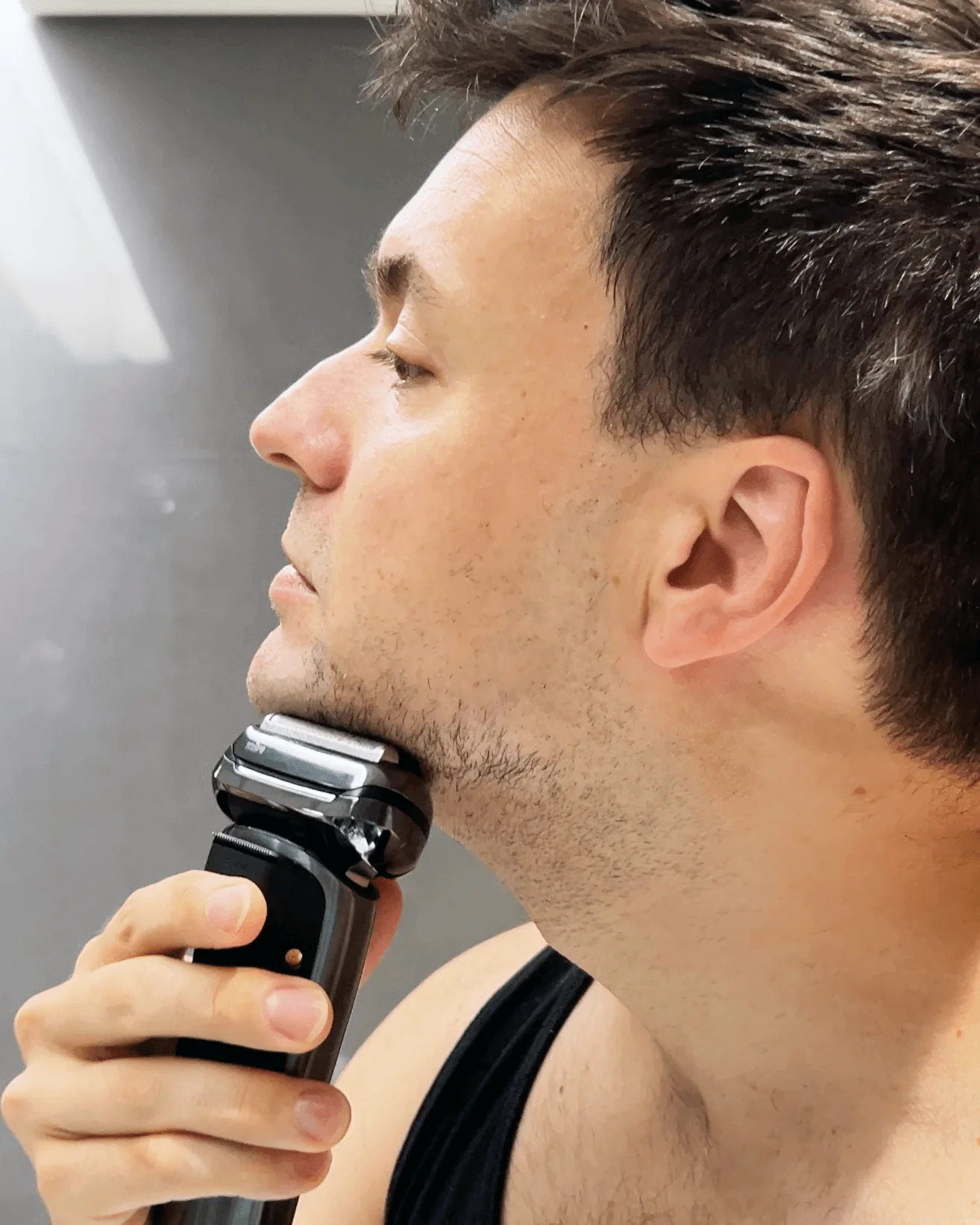 Image may contain Body Part Finger Hand Person Head Face Adult Photography Blade Razor and Weapon