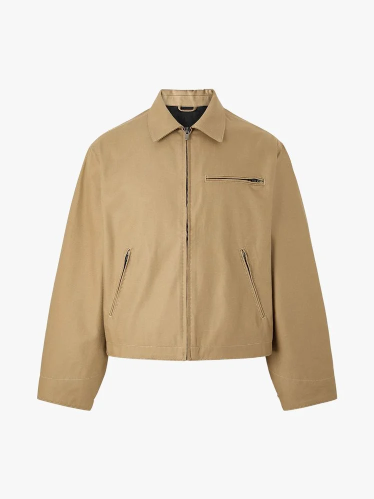 Image may contain Clothing Coat Jacket and Khaki