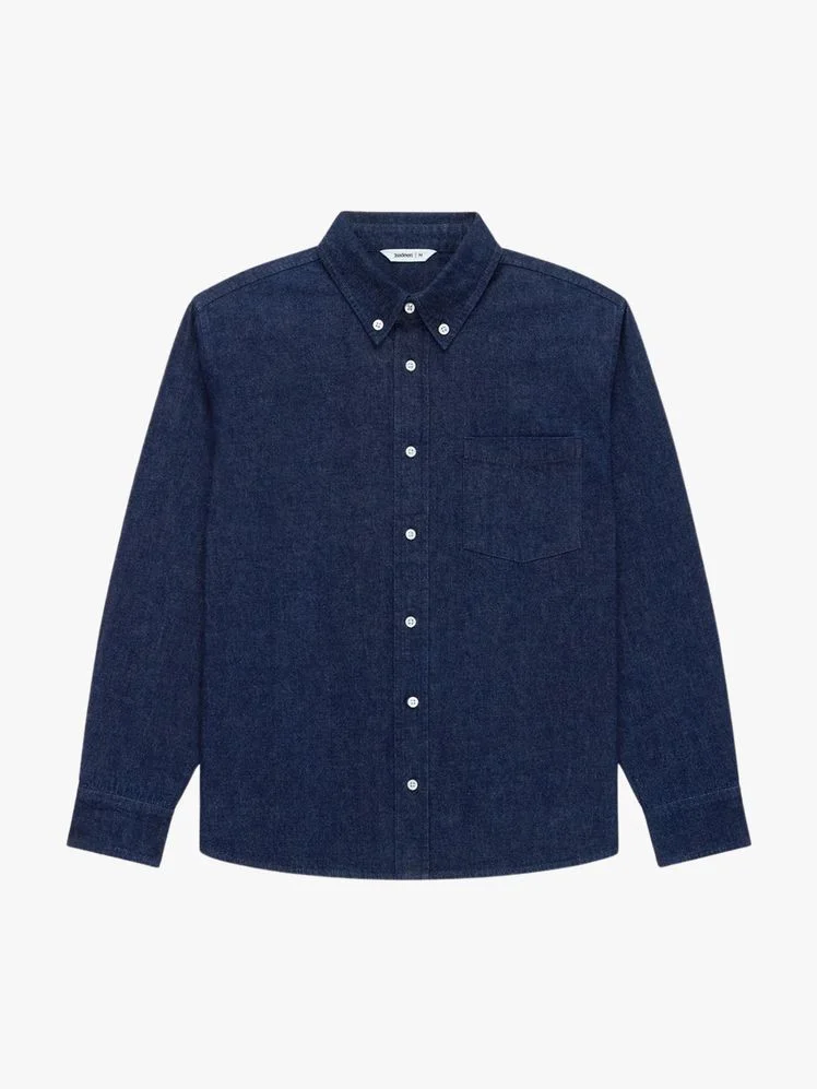 Image may contain Clothing Pants Long Sleeve Sleeve Jeans Shirt and Coat