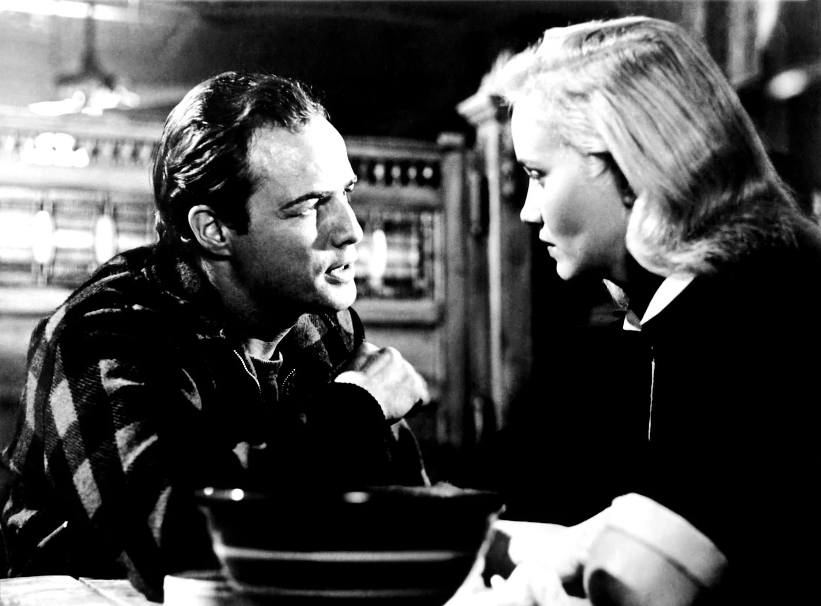 Marlon Brando and Eva Marie Saint in 'On the Waterfront' one of the best Rotten Tomatoes movies