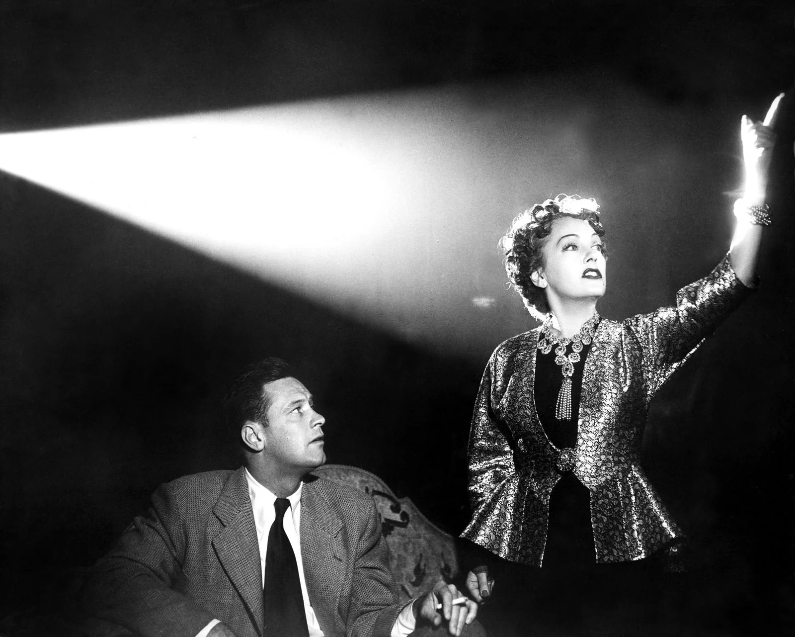 William Holden and Gloria Swanson in 'Sunset Boulevard' one of the best Rotten Tomatoes movies