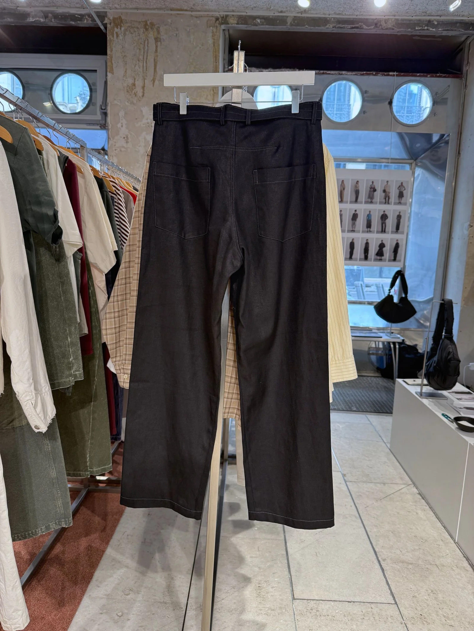 A pair of black pants