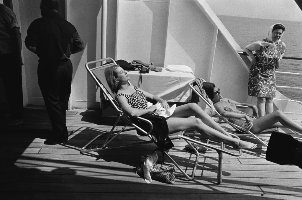 Image may contain Grace Kelly Janet Reno Adult Person Sunbathing Furniture Clothing Footwear Shoe and Accessories