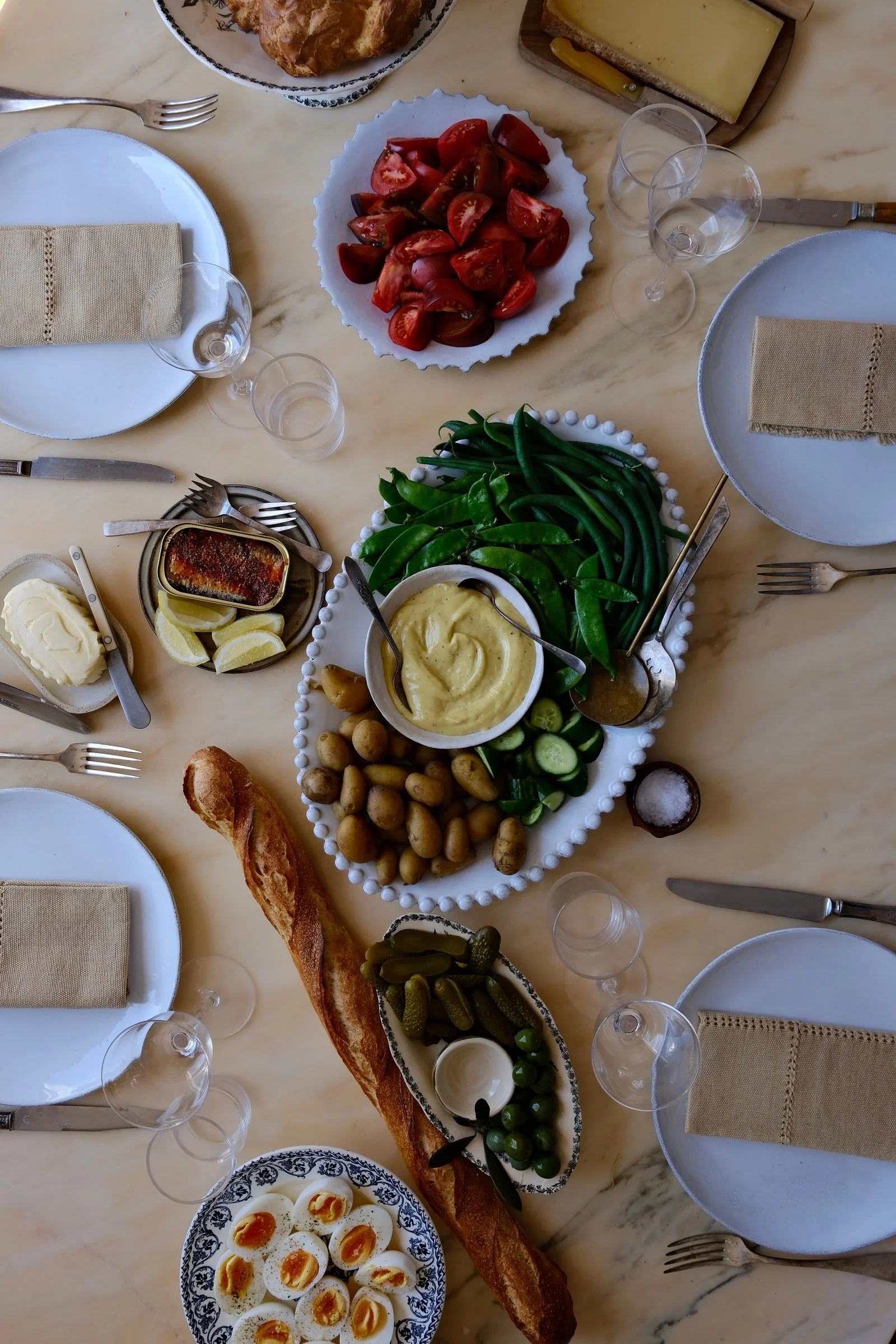 Image may contain Brunch Food Food Presentation Blade Knife Weapon Plate Cutlery and Fork