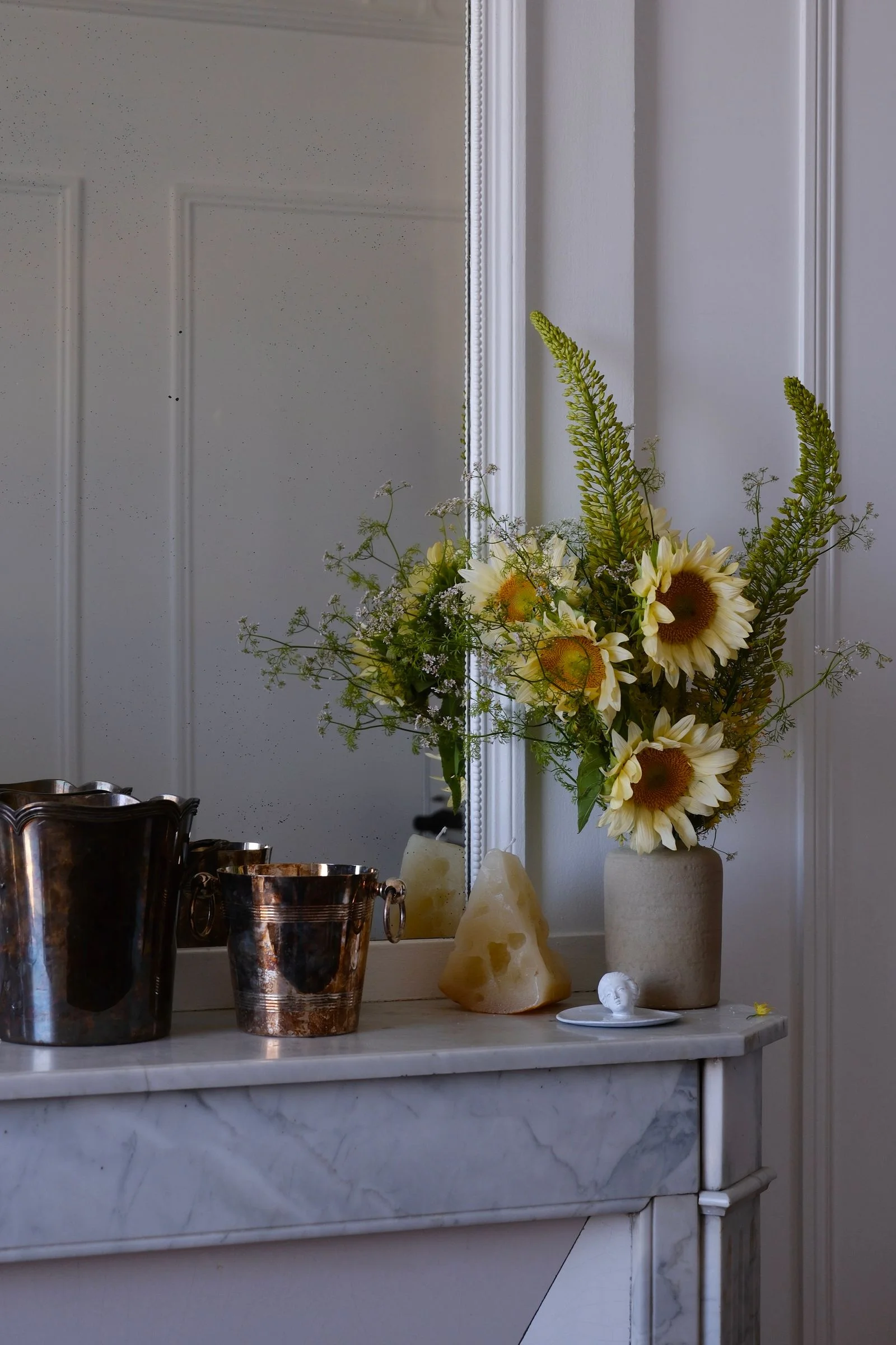 Image may contain Flower Flower Arrangement Plant Flower Bouquet Window Windowsill Plate and Ikebana