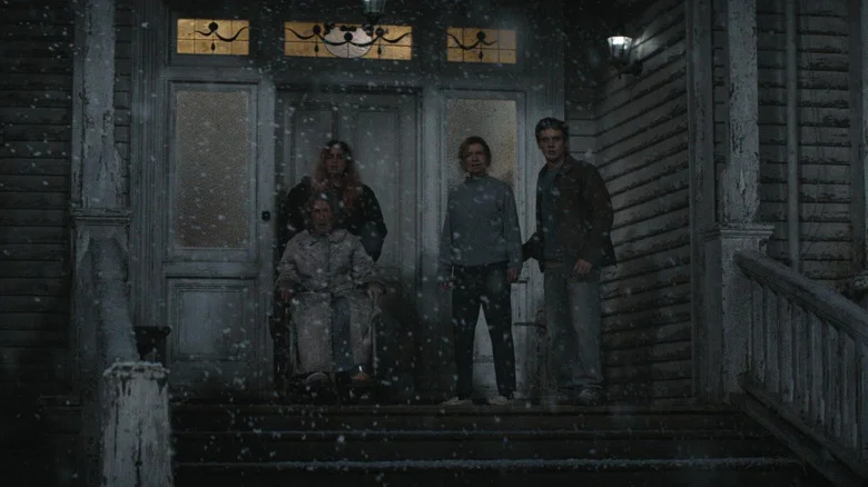 Polly, Alice, Susan and Joseph prepare themselves for death in Evil Dead Burn