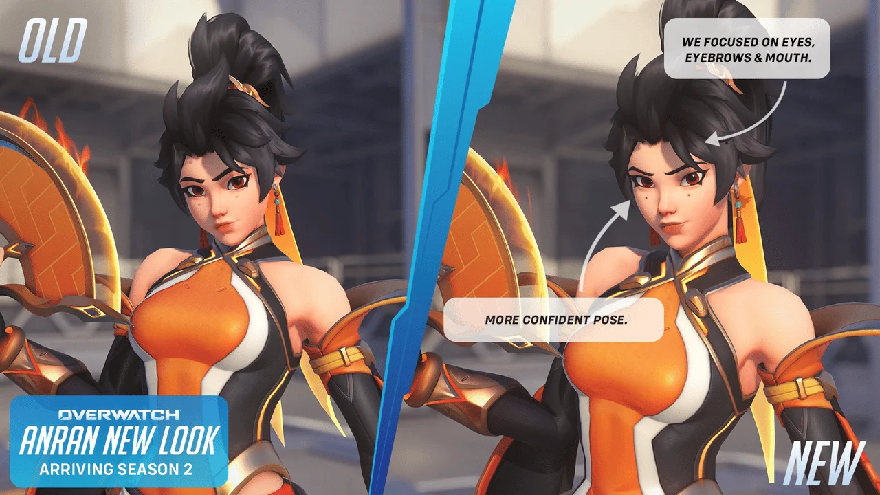 Overwatch's Anran Gets Visual Overhaul: Blizzard Details Character Design Evolution
