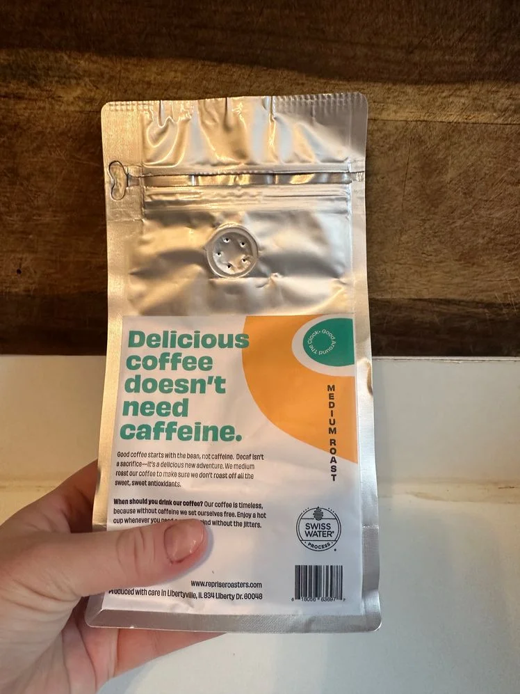 Swisswater single bag decaf coffee