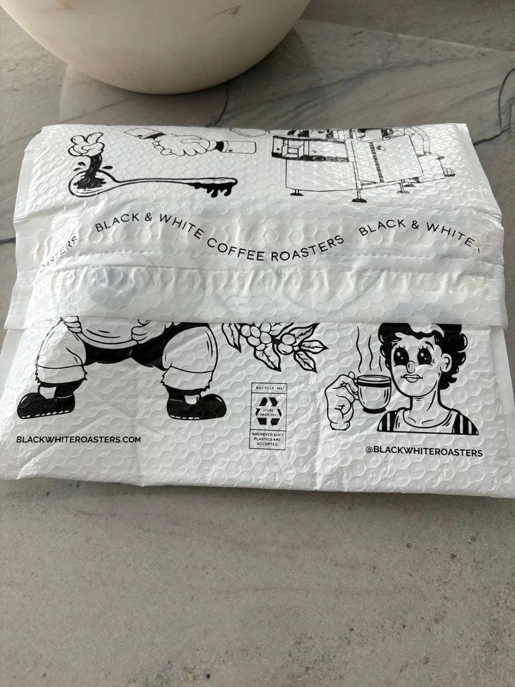 black and white coffee subscription