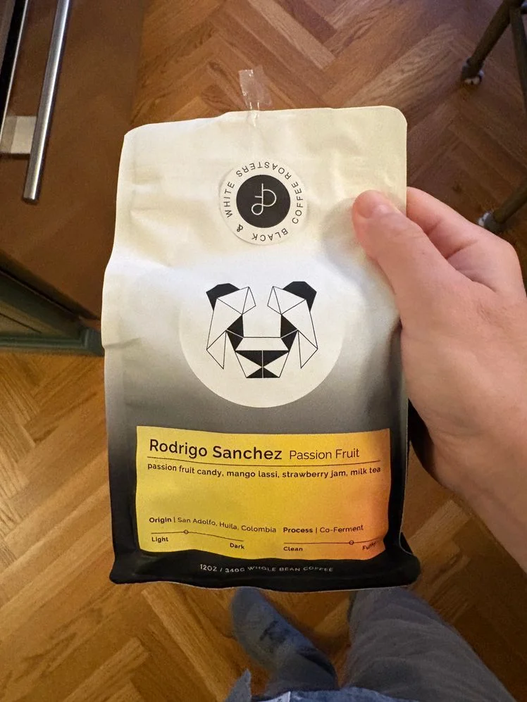 black and white coffee subscription