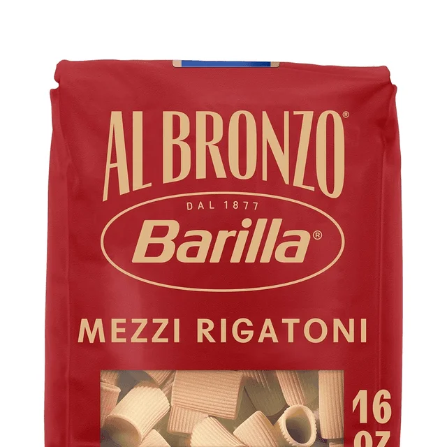 Barilla Al Bronzo Mezze Rigatoni