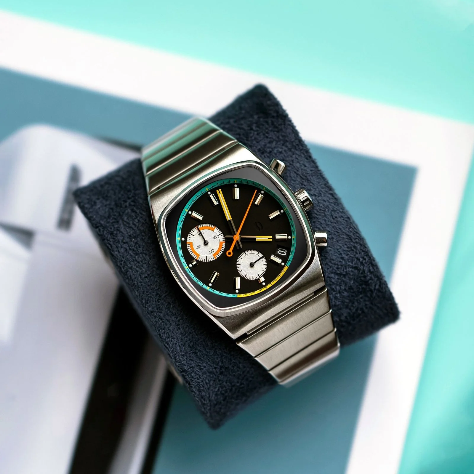 Image may contain Wristwatch Arm Body Part and Person