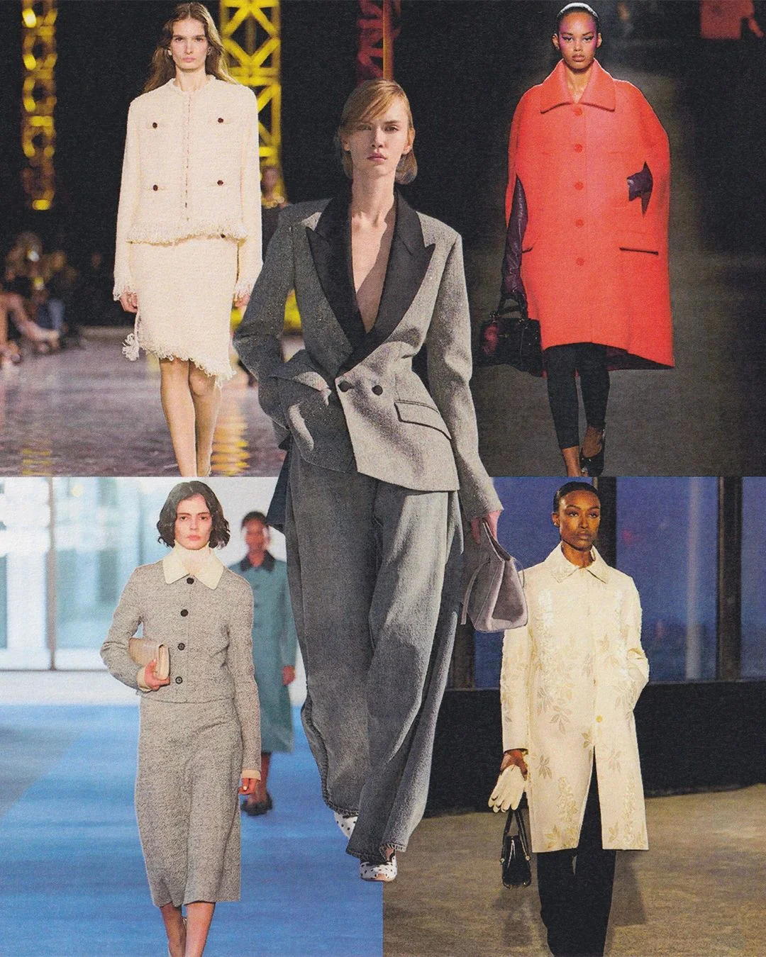 Image may contain Anais Mali Alisha Boe Ann Wolfe Clothing Coat Formal Wear Suit Adult Person Fashion and Jacket