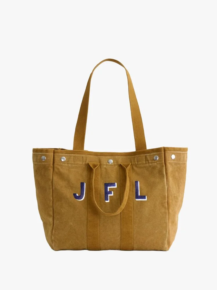 Image may contain: Bag, Tote Bag, Accessories, Handbag, and Canvas