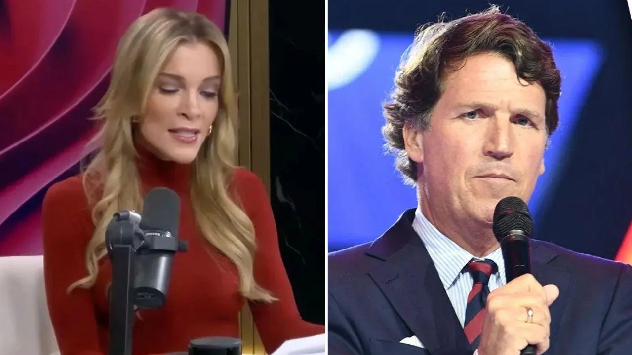 image of tucker Carlson/megyn Kelly