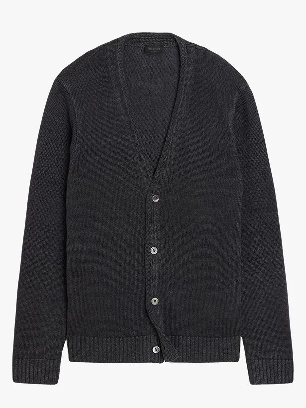 Image may contain Clothing Knitwear Sweater Cardigan and Coat
