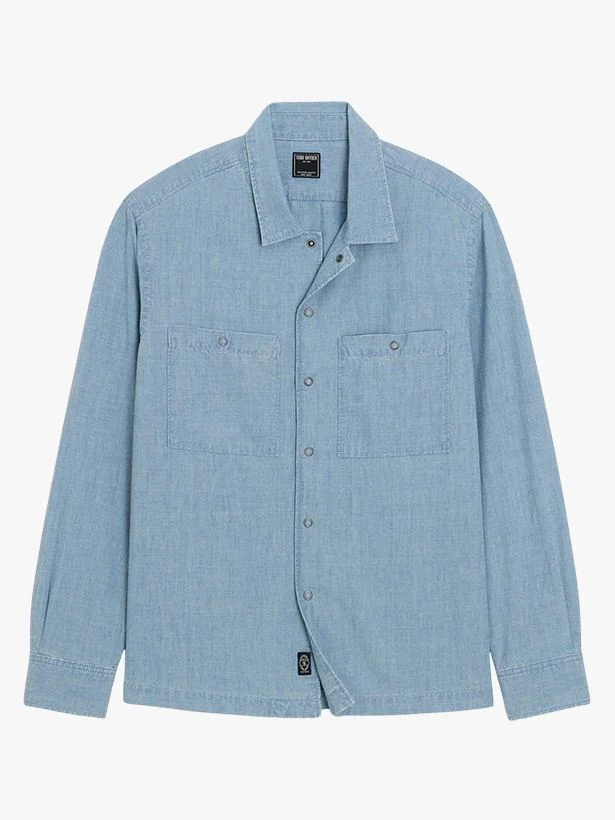 Image may contain Clothing Long Sleeve Pants Sleeve Shirt Jeans Coat and Jacket