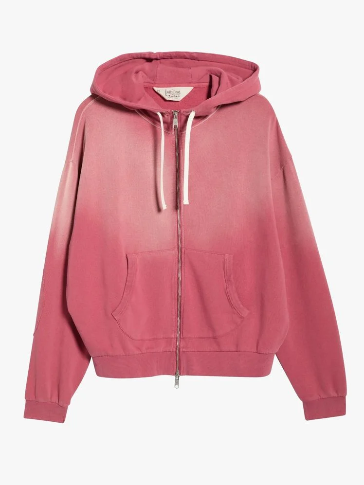 Image may contain Clothing Knitwear Sweater Sweatshirt Hoodie Hood Coat and Jacket