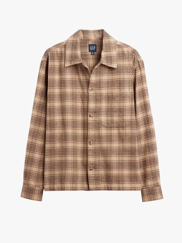 Image may contain Clothing Shirt Long Sleeve Sleeve Home Decor Linen Dress Shirt and Blouse