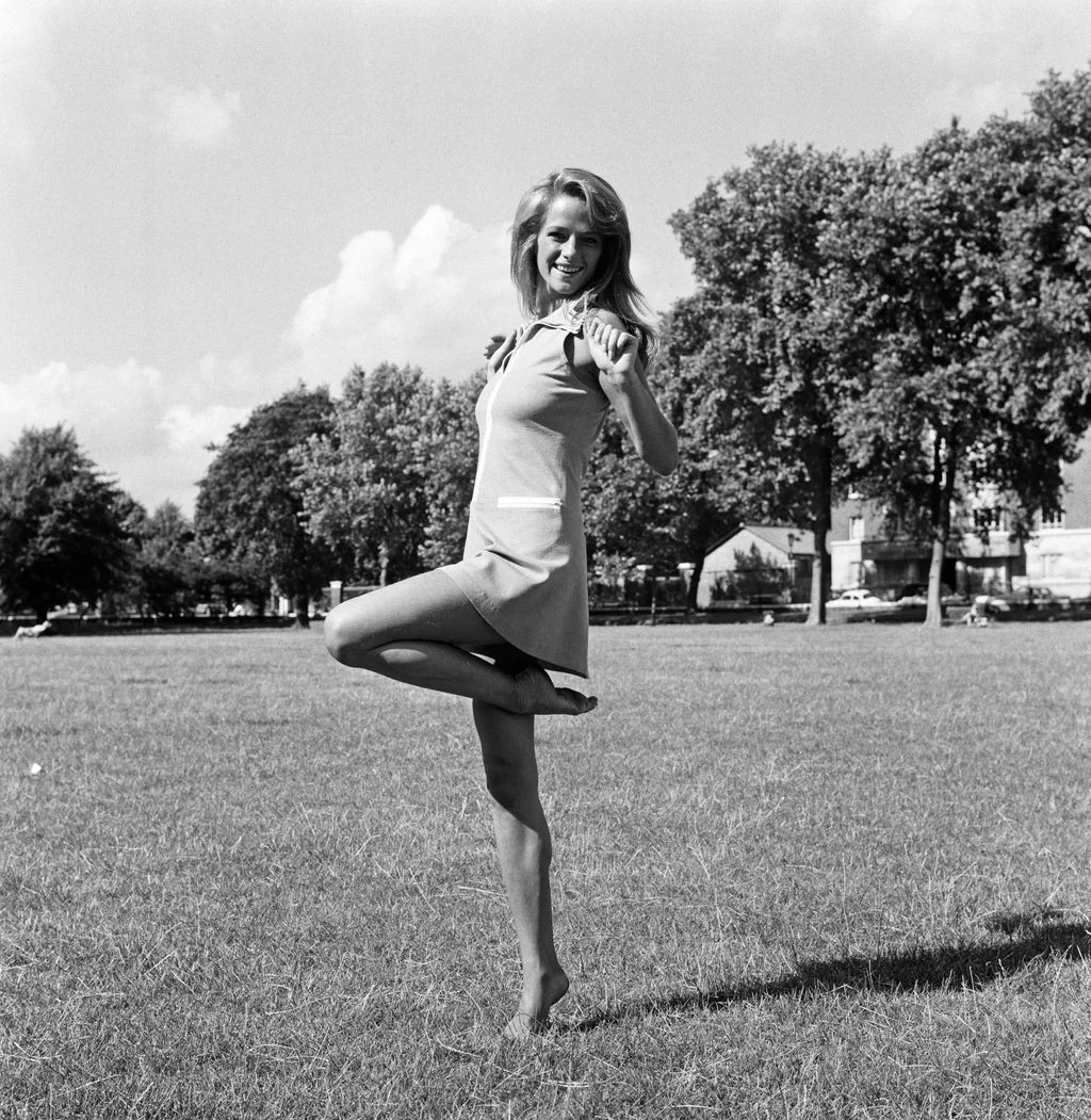 Charlotte Rampling à Chelsea le 9 août 1967.