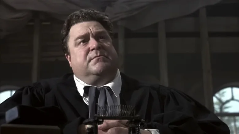 John Goodman's Judge Joe B. Tolliver looks out from his desk in The Jack Bull