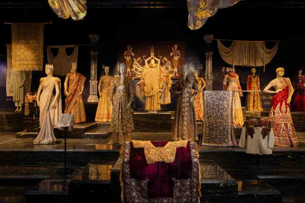 Abu Jani Sandeep Khosla Mubarak Baug -- this section is like a museum encompassing their designs over time.